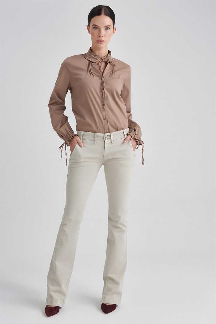 7 For All Mankind İspanyol Paça Kadın Jean - 6