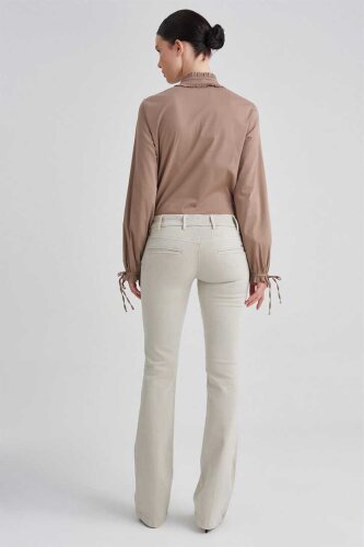 7 For All Mankind İspanyol Paça Kadın Jean - 8