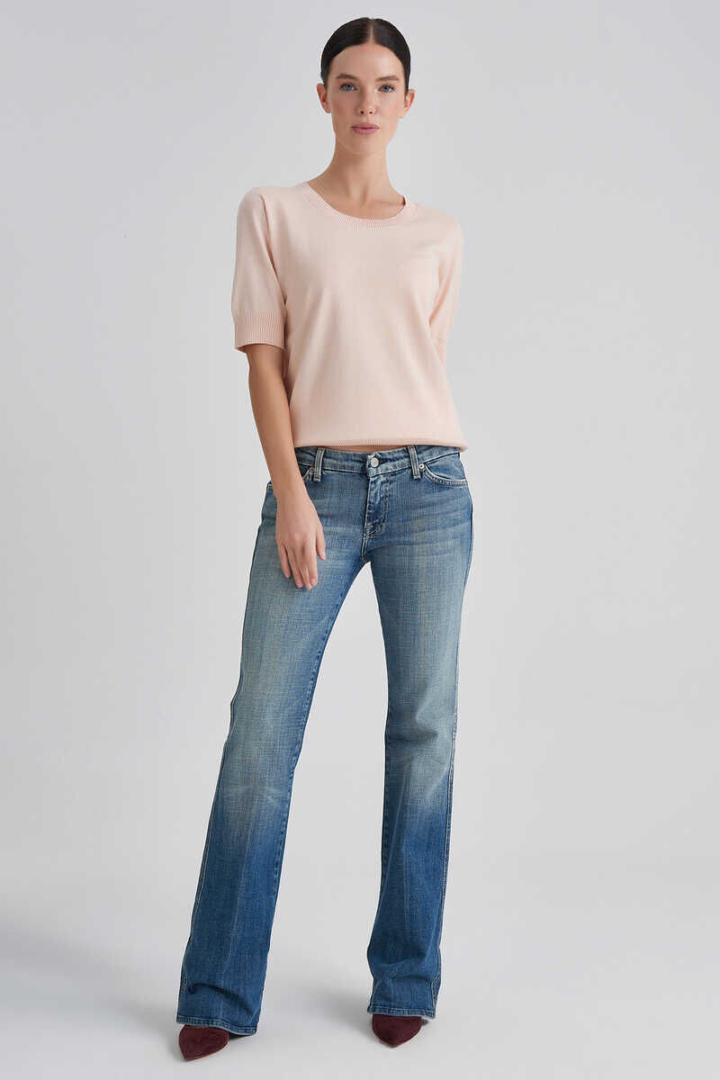 7 For All Mankind Kadın İspanyol Paça Jeans - 1