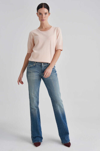 7 For All Mankind Kadın İspanyol Paça Jeans - 2