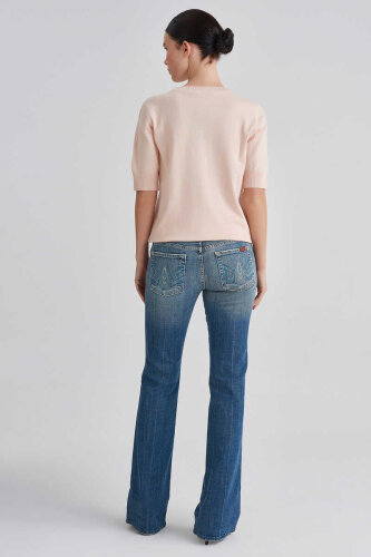7 For All Mankind Kadın İspanyol Paça Jeans - 4