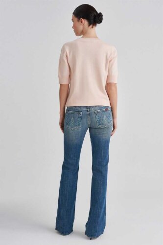 7 For All Mankind Kadın İspanyol Paça Jeans - 8