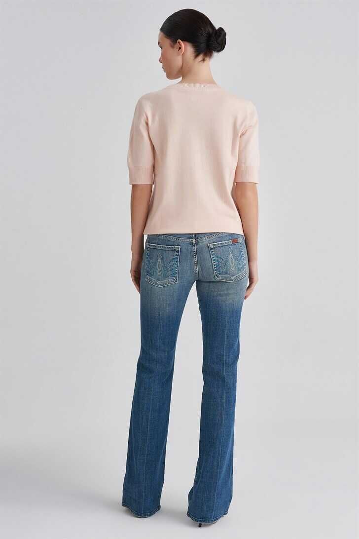 7 For All Mankind Kadın İspanyol Paça Jeans - 8