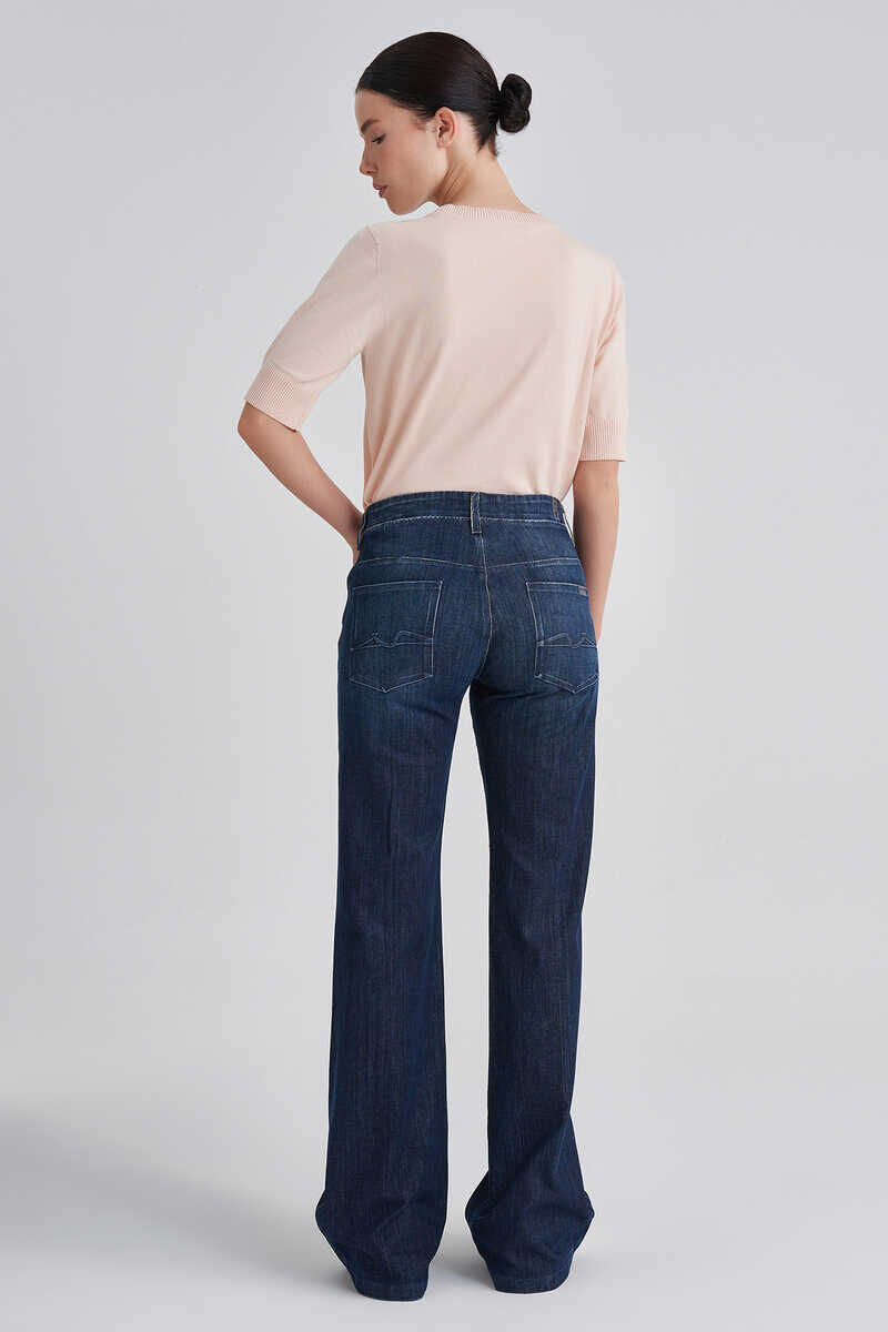 7 For All Mankind Kadın İspanyol Paça Jeans - 2