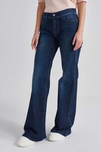7 For All Mankind Kadın İspanyol Paça Jeans - 4