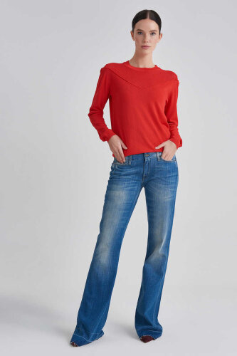 7 For All Mankind Kadın İspanyol Paça Jeans - 7 For All Mankind