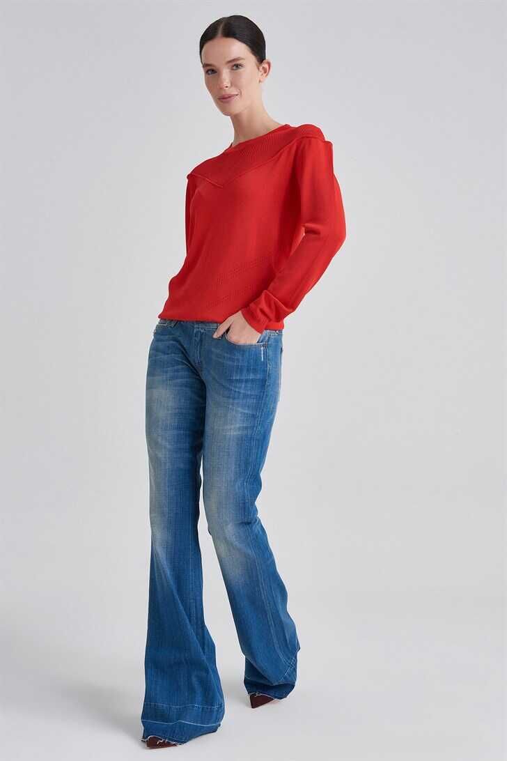 7 For All Mankind Kadın İspanyol Paça Jeans - 7