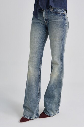 7 For All Mankind Kadın İspanyol Paça Jeans - 15