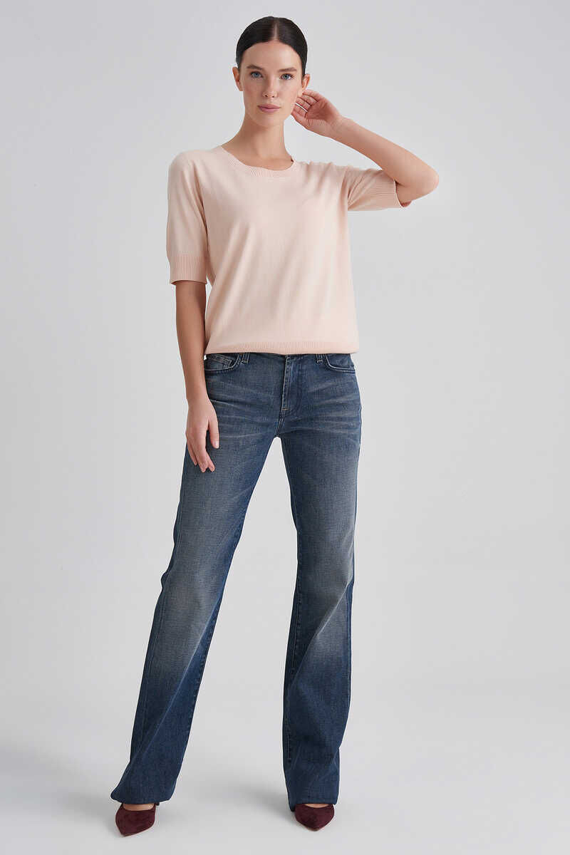 7 For All Mankind Kadın İspanyol Paça Jeans - 1