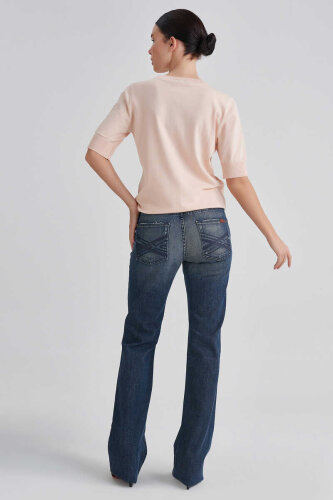 7 For All Mankind Kadın İspanyol Paça Jeans - 3