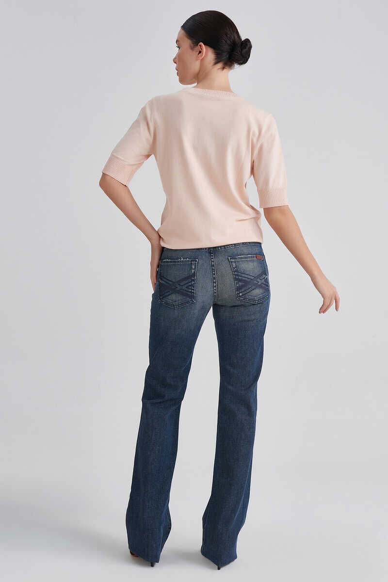 7 For All Mankind Kadın İspanyol Paça Jeans - 3