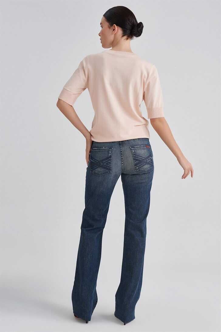 7 For All Mankind Kadın İspanyol Paça Jeans - 8