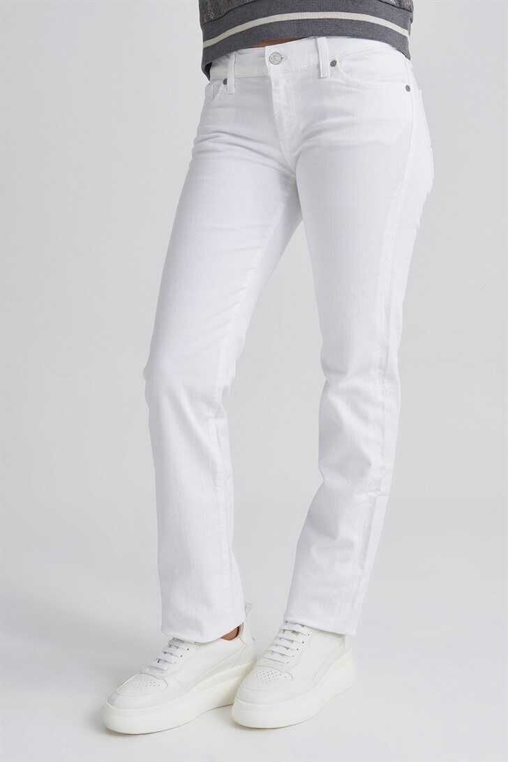 7 For All Mankind Kadın Normal Paça Jeans - 6
