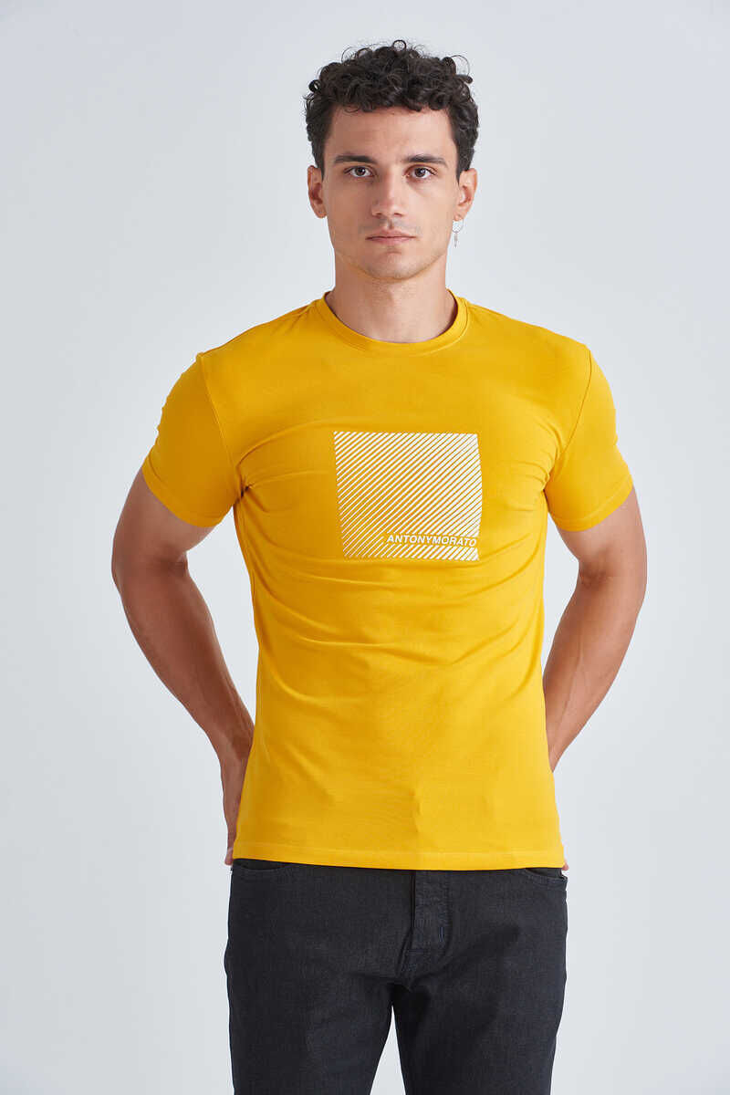 Antony Morato Erkek Bisiklet Yaka T-Shirt - 5
