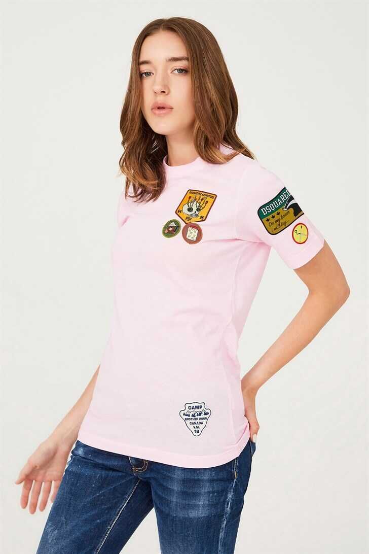 Armalı Bisiklet Yaka Kadın T-Shirt - 2