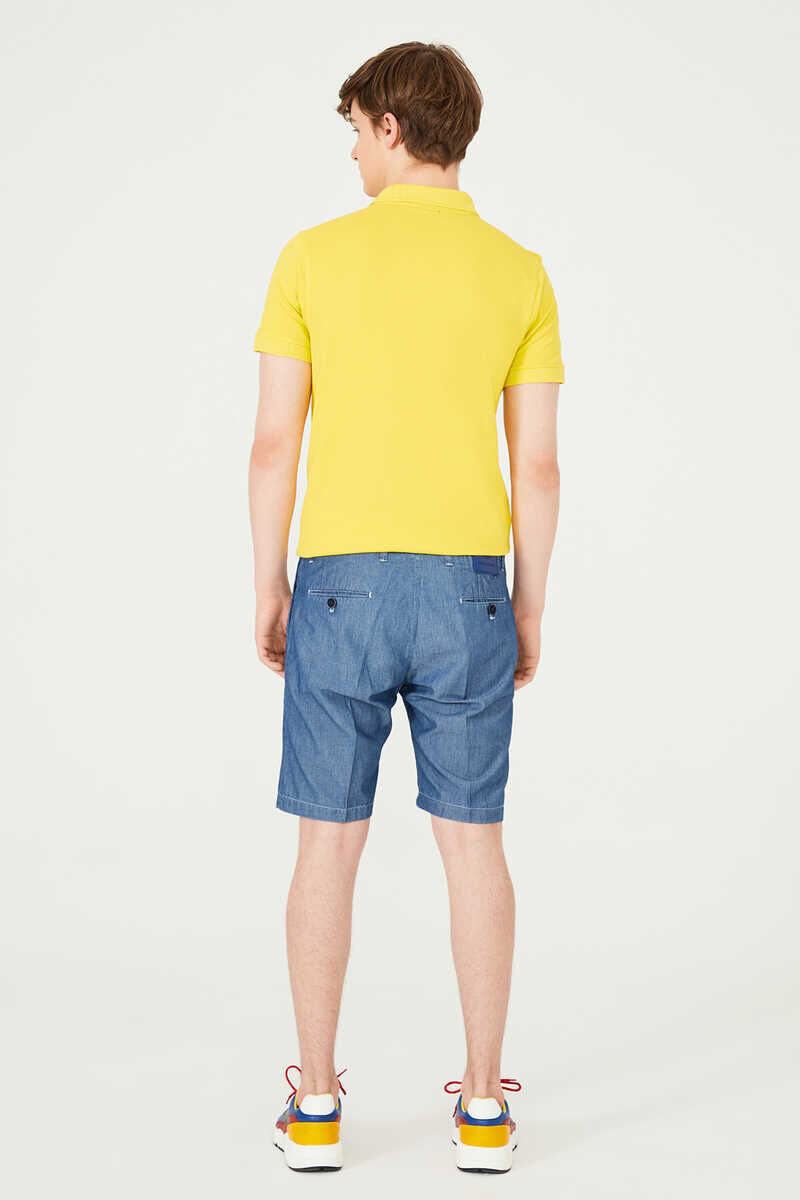 Armati Di Mare Denim Erkek Bermuda Şort - 4