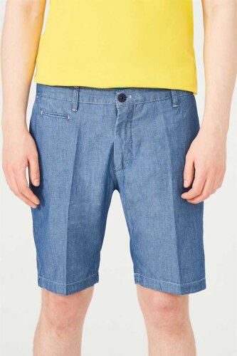 Armati Di Mare Denim Erkek Bermuda Şort - 6