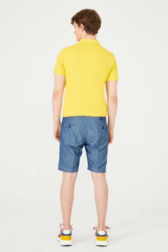 Armati Di Mare Denim Erkek Bermuda Şort - 9