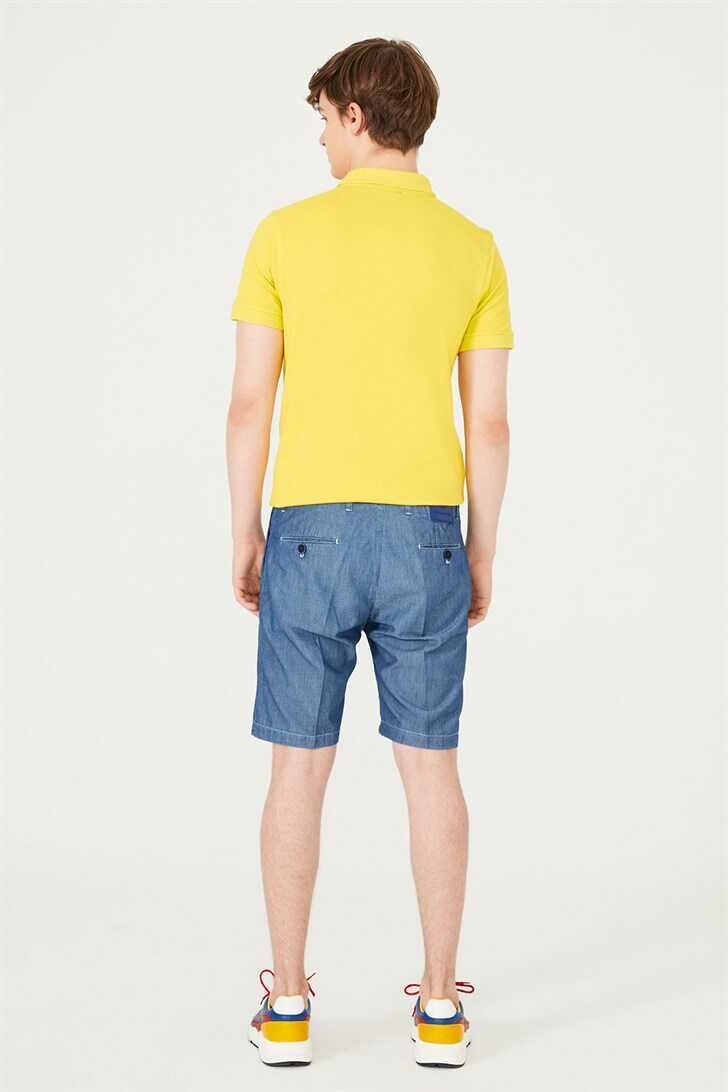 Armati Di Mare Denim Erkek Bermuda Şort - 10