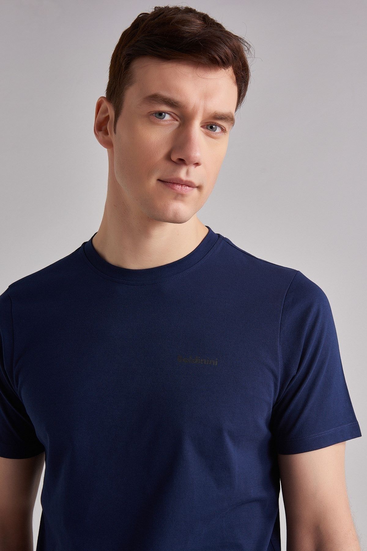 Baldinini Erkek Bisiklet Yaka T-Shirt - 7