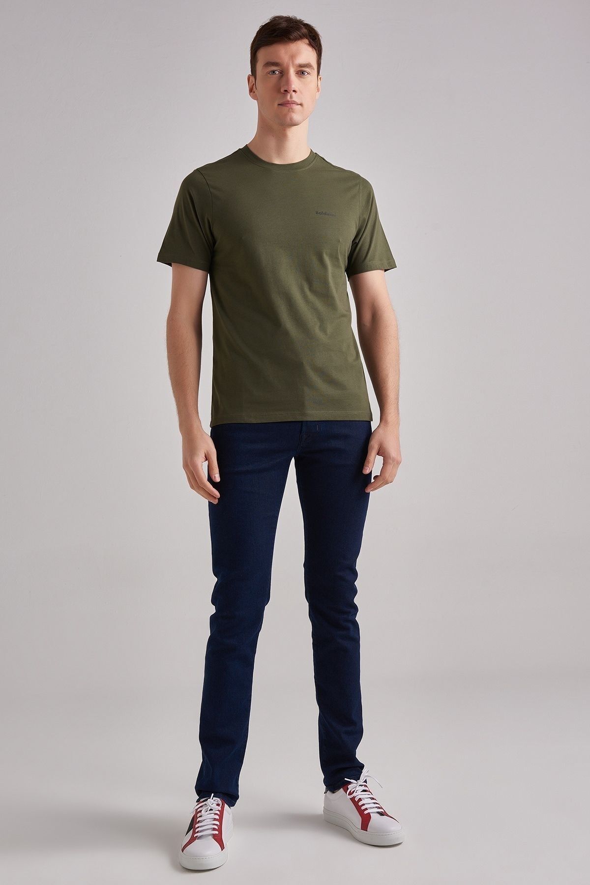 Baldinini Erkek Bisiklet Yaka T-Shirt - 6