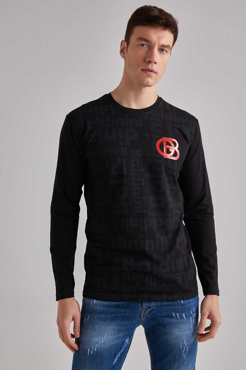 Baldinini Erkek Bisiklet Yaka T-Shirt - 1