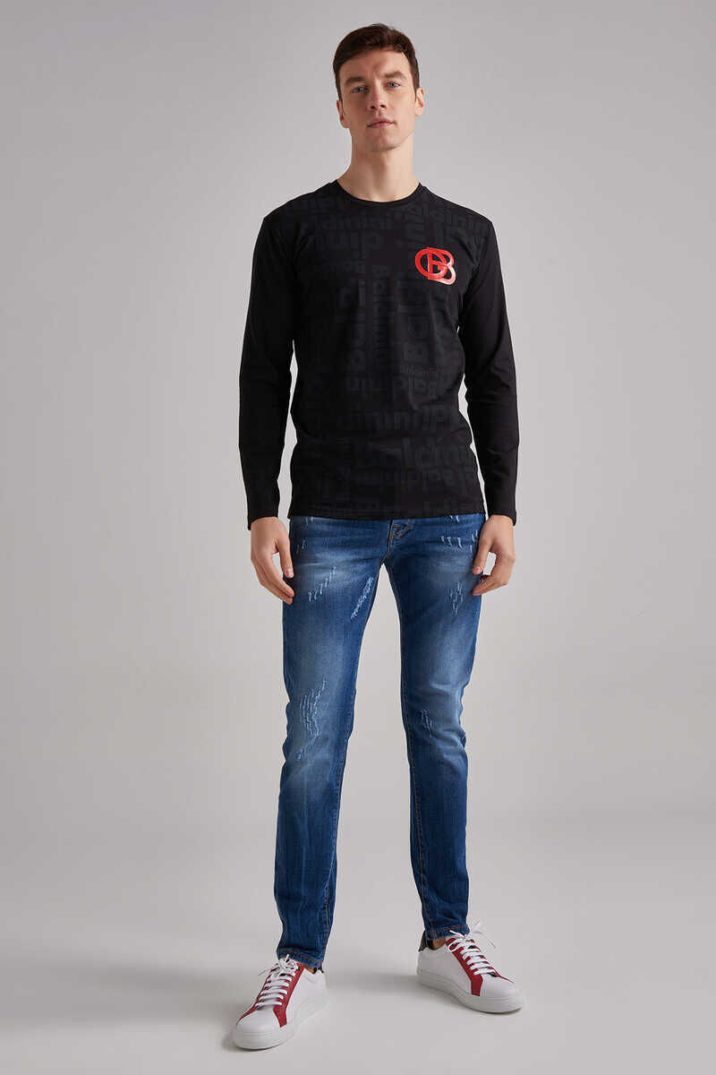 Baldinini Erkek Bisiklet Yaka T-Shirt - 2