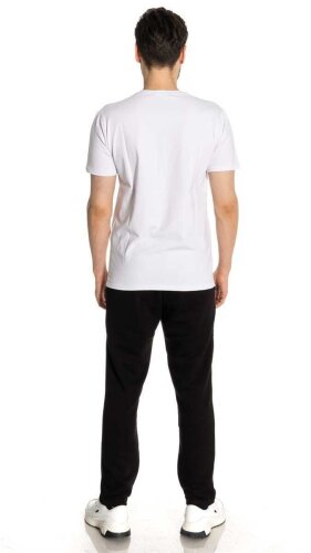 Baldinini Erkek Logolu Bisiklet Yaka T-Shirt - 3