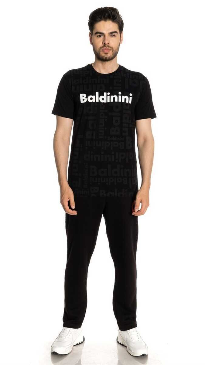 Baldinini Erkek Logolu Bisiklet Yaka T-Shirt - 2