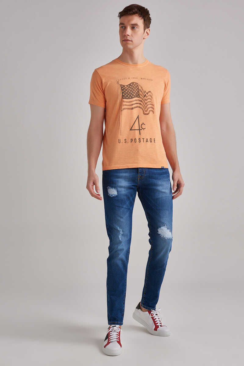 Baldinini Erkek Normal Bel Dar Paça Jeans - 2