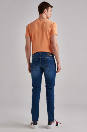Baldinini Erkek Normal Bel Dar Paça Jeans - 4
