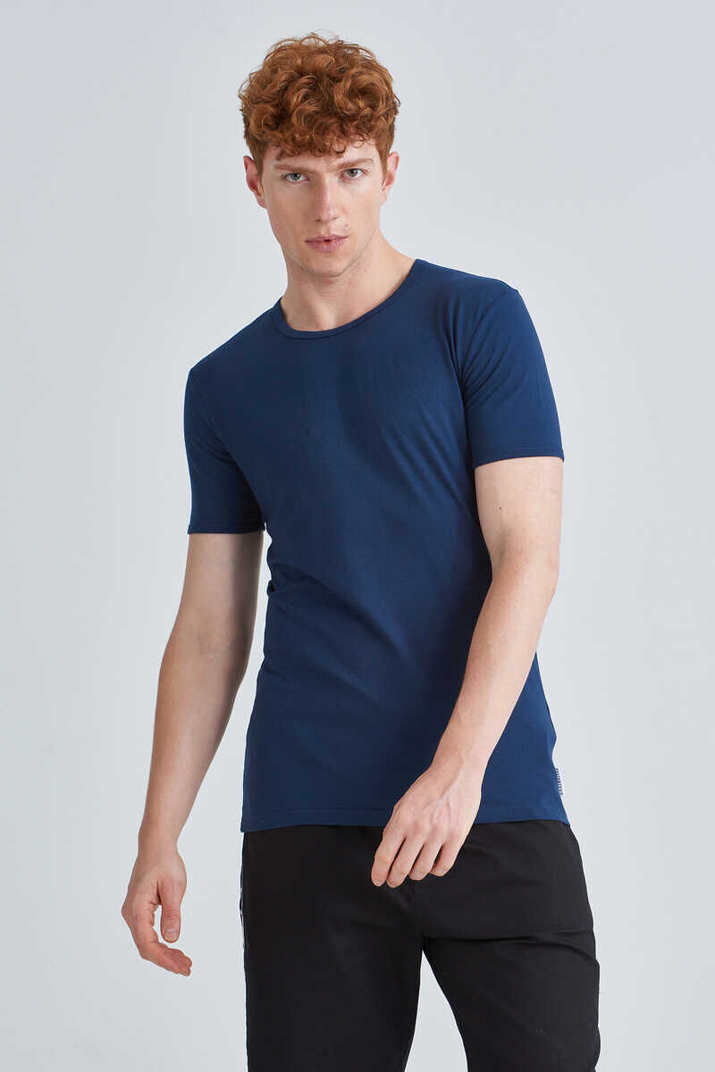 Bikkemberg Erkek Bisiklet Yaka Fanila - 3