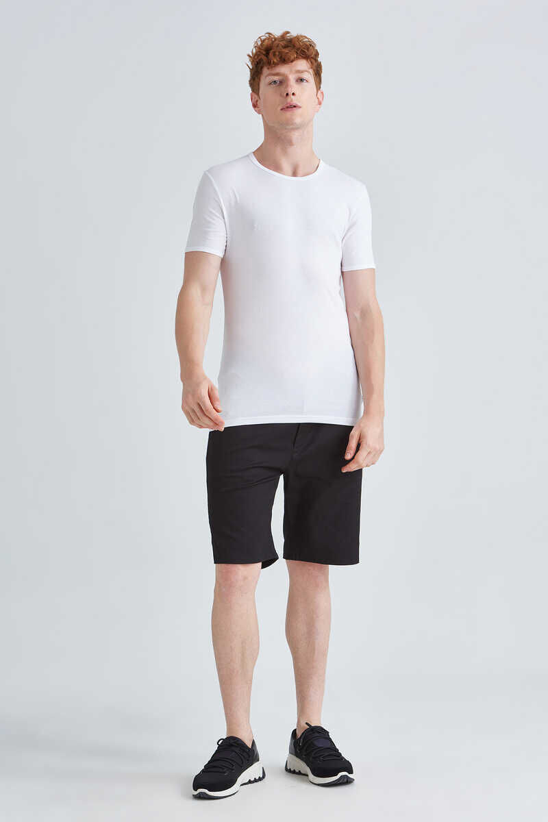 Bikkemberg Erkek Bisklet Yaka Fanila - 1