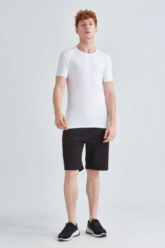 Bikkemberg Erkek Bisklet Yaka Fanila - 5