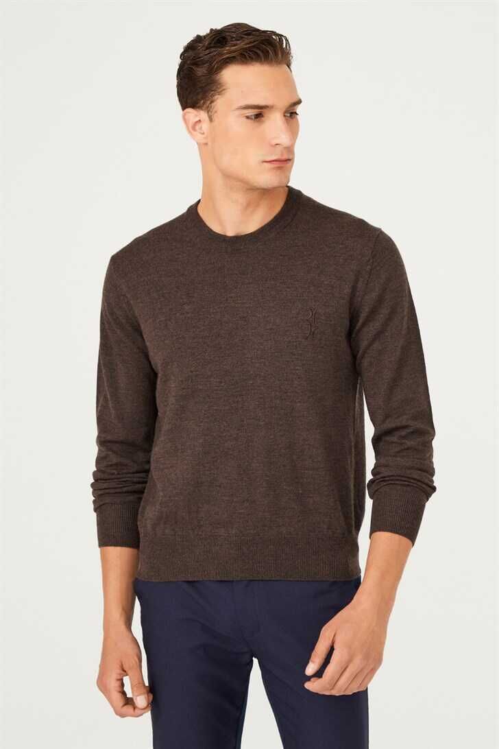 Billionaire Erkek Bisiklet Yaka Triko Kazak - 1