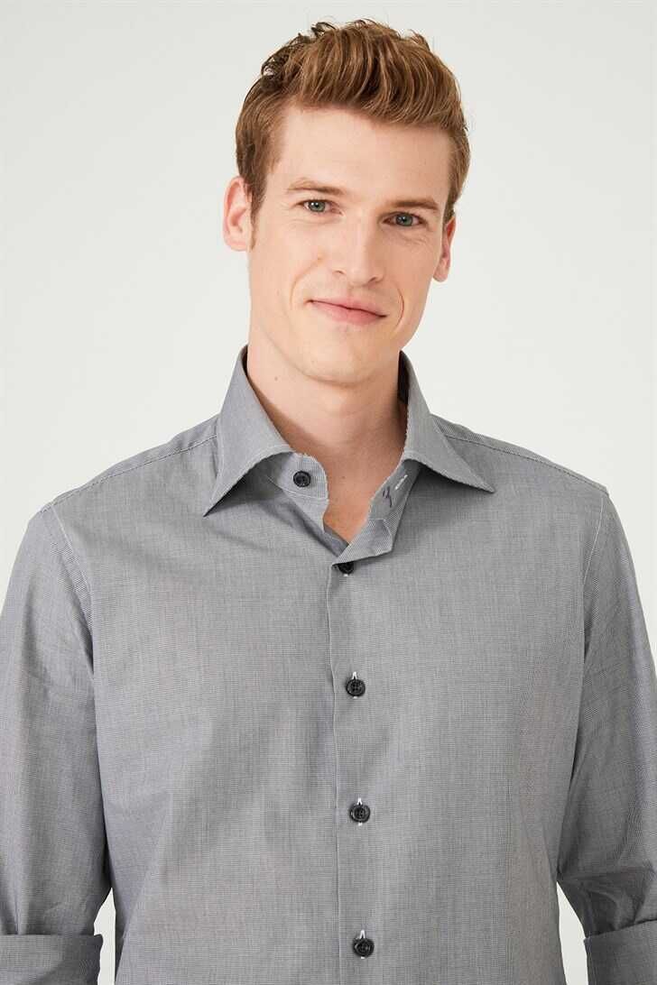 Billionaire Erkek Uzun Kollu Slim Fit Gömlek - 1