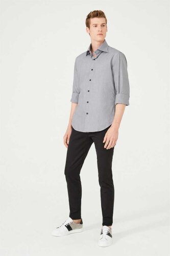 Billionaire Erkek Uzun Kollu Slim Fit Gömlek - 3