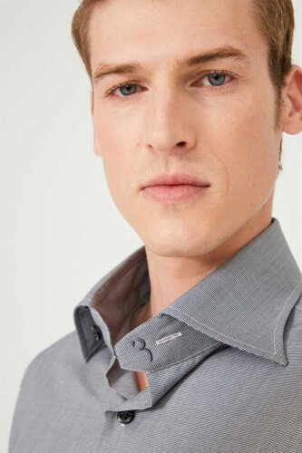 Billionaire Erkek Uzun Kollu Slim Fit Gömlek - 4