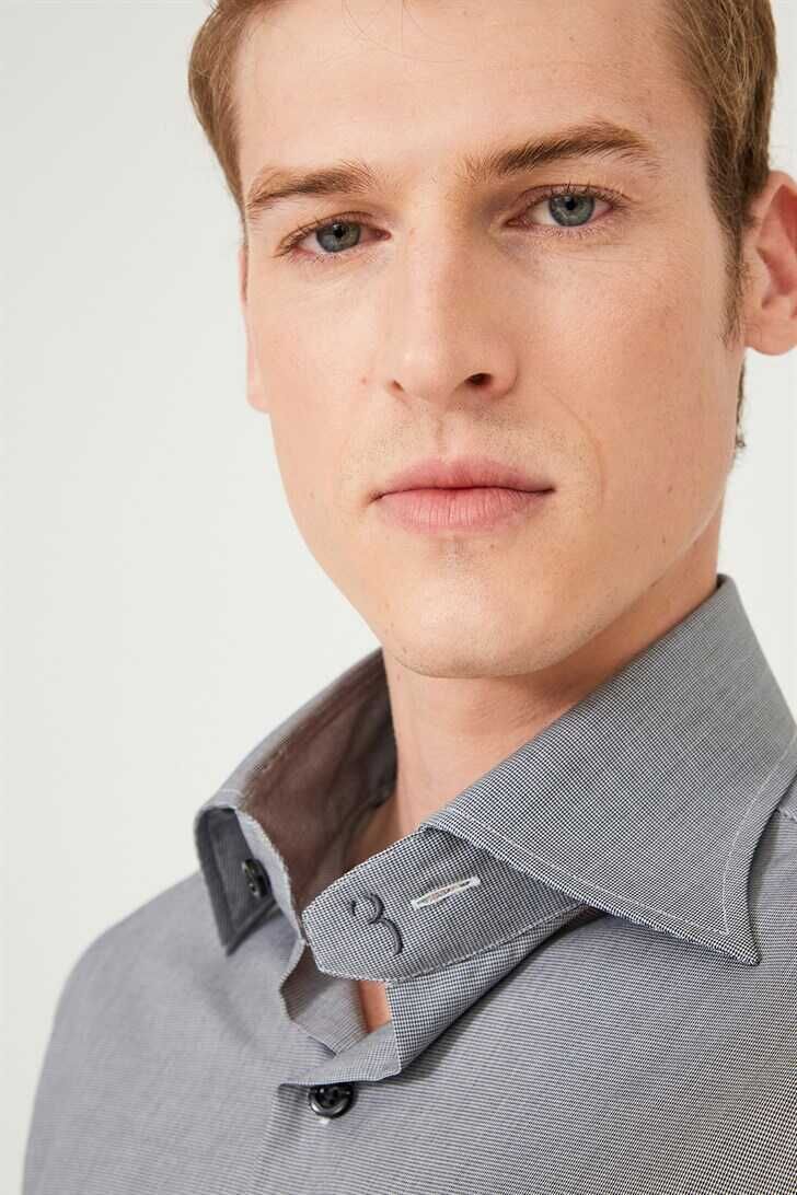 Billionaire Erkek Uzun Kollu Slim Fit Gömlek - 4