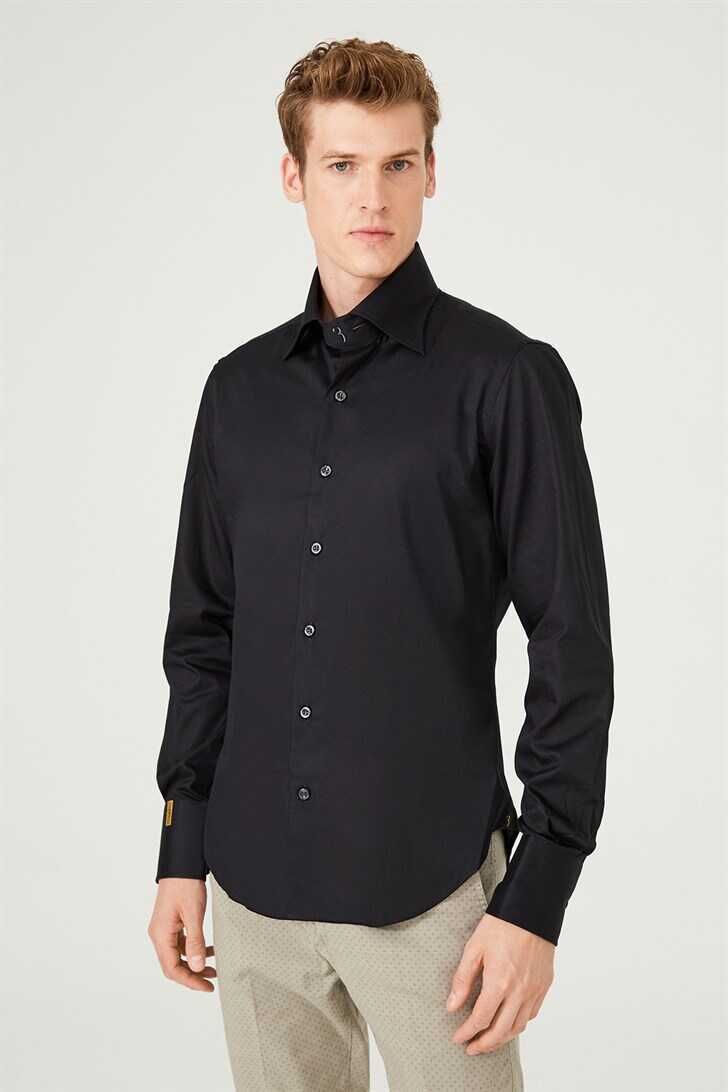 Billionaire Slim Fit Erkek Uzun Kollu Gömlek - 1
