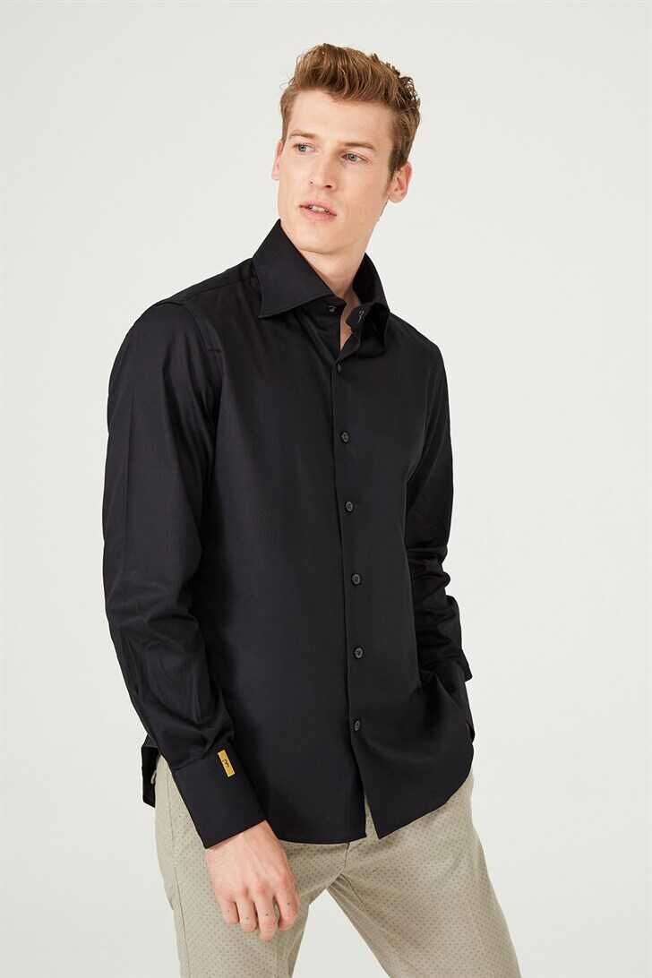 Billionaire Slim Fit Erkek Uzun Kollu Gömlek - 2