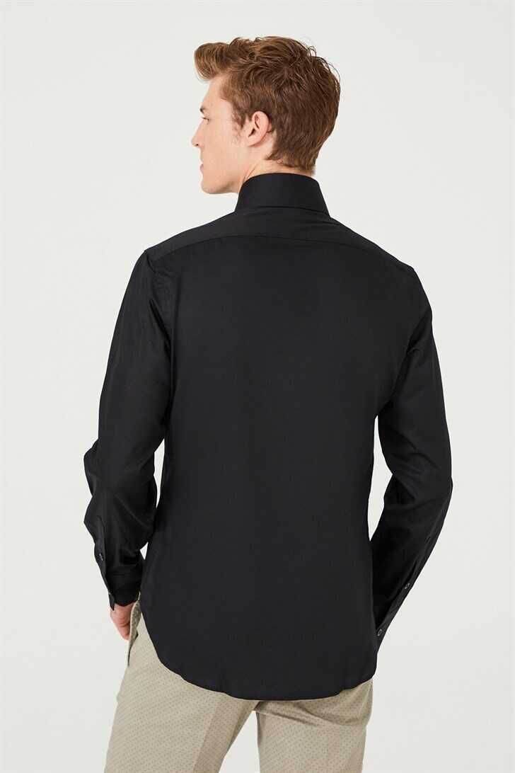 Billionaire Slim Fit Erkek Uzun Kollu Gömlek - 4