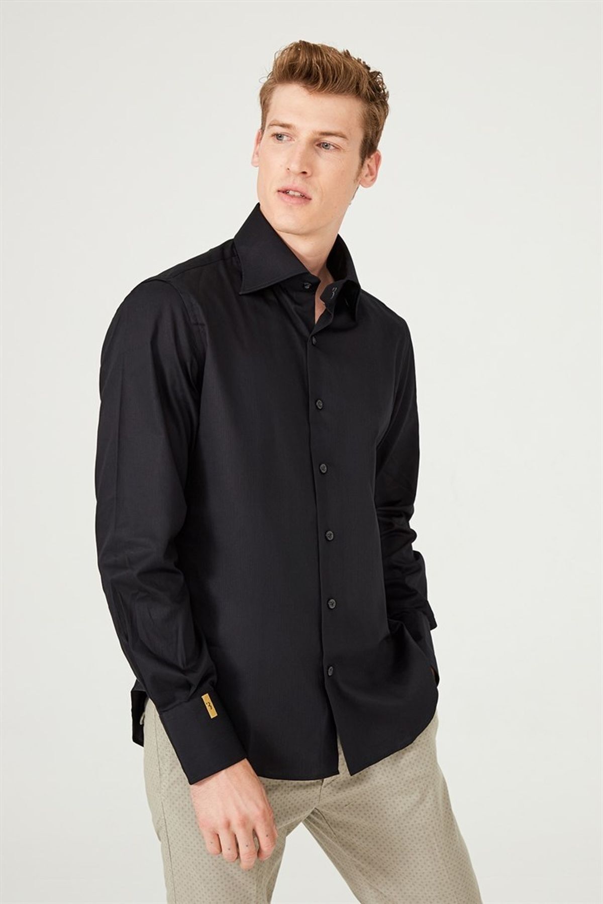 Billionaire Slim Fit Erkek Uzun Kollu Gömlek - 7