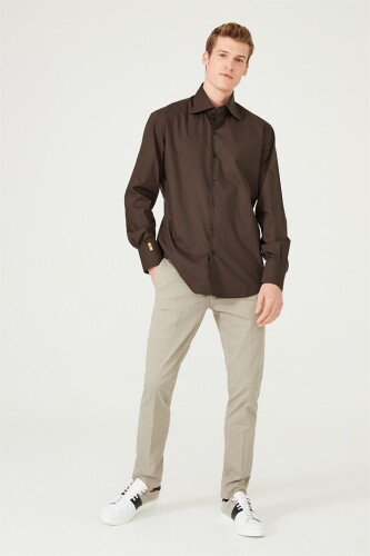 Billionaire Slim Fit Uzun Kol Erkek Gömlek - 7