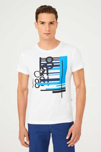 Bisiklet Yaka Erkek T-Shirt - Cerruti 1881