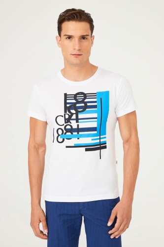 Bisiklet Yaka Erkek T-Shirt - 9