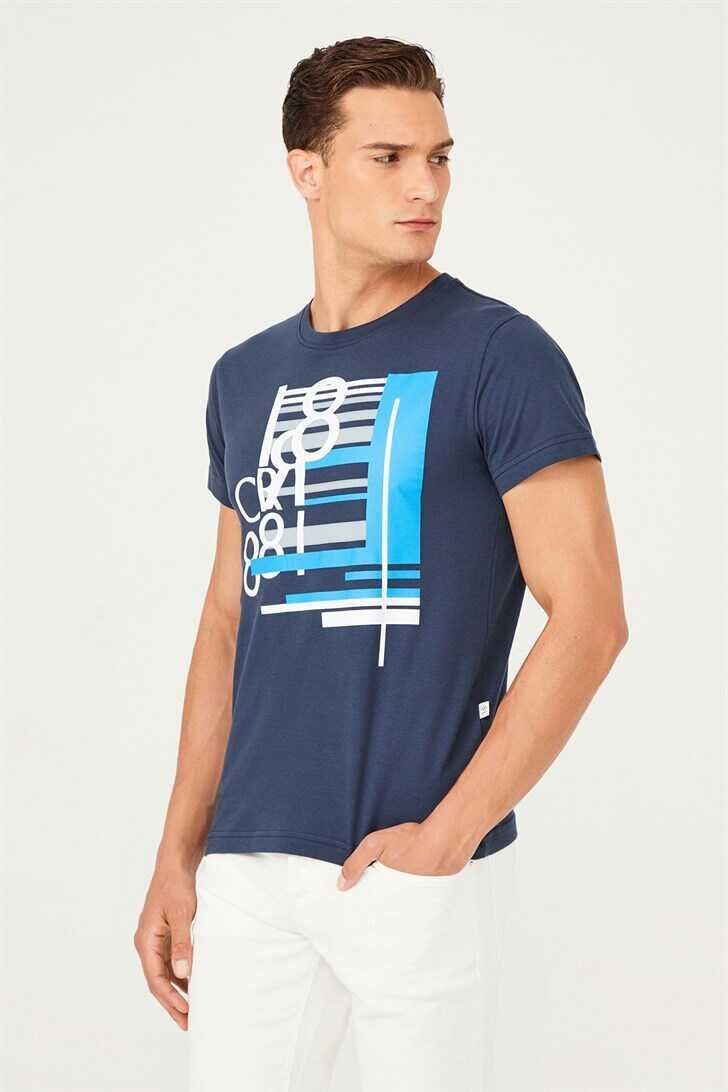 Bisiklet Yaka Erkek T-Shirt - 3