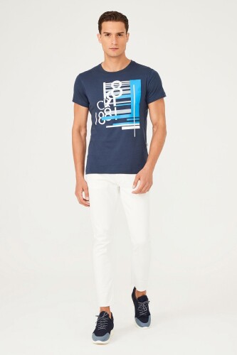 Bisiklet Yaka Erkek T-Shirt - 11