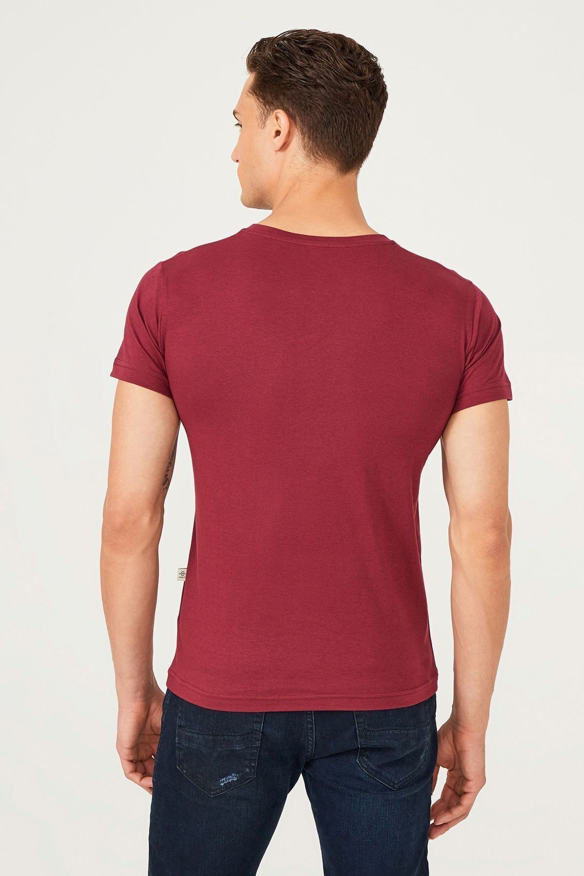 Bisiklet Yaka Erkek T-Shirt - 12