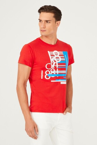 Bisiklet Yaka Erkek T-Shirt - 10